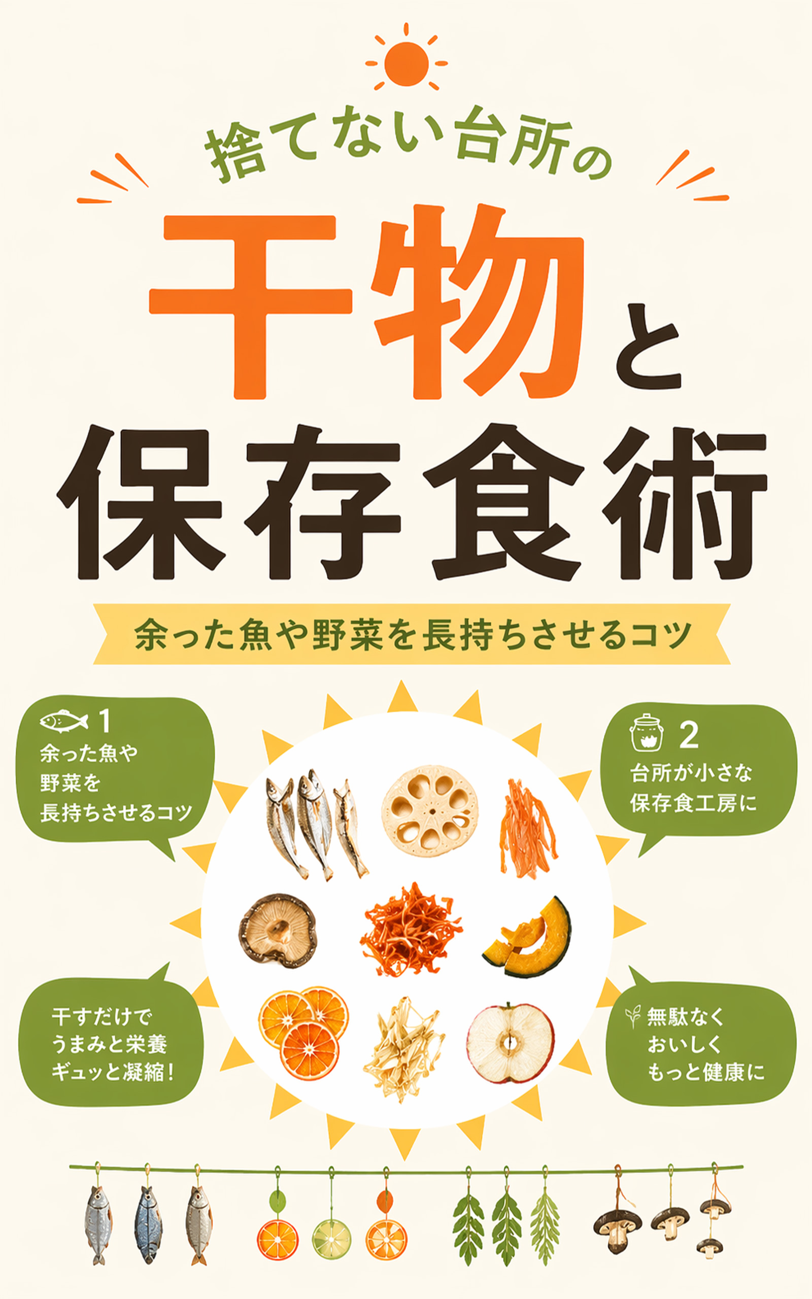 書籍表紙デザイン 保存食術
